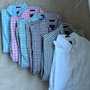 Jcrew button down shirts, lot of 6, mens size M